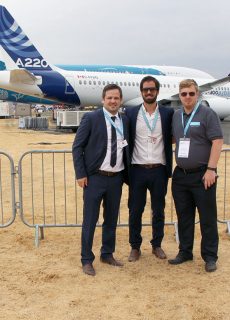 AERTEC Solutions at the Farnborough International Airshow, Hampshire (UK), Jul 2018