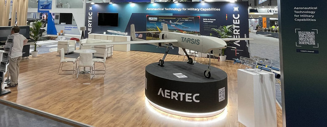 AERTEC stand at FEINDEF 2023